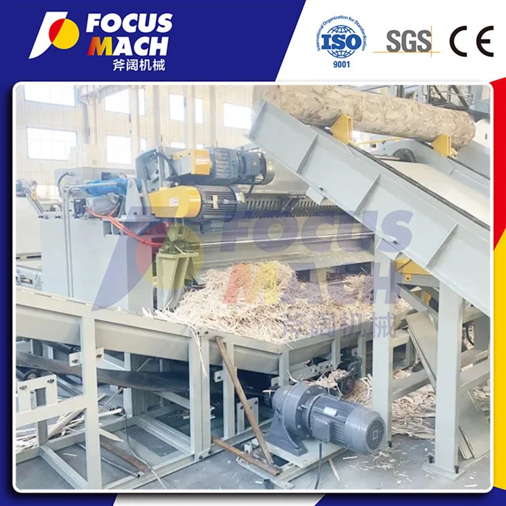 Wood Log Debarker machin pou laparans ak pwodwi plywood